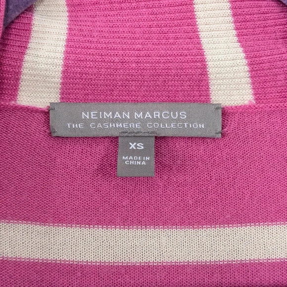Neiman Marcus Cashmere Collection Waterfall Cardigan - Picture 2 of 6